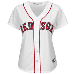 Boston Red Sox Majestic Women's Cool Base Player Jersey – White 2019