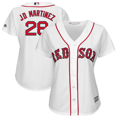 Boston Red Sox Majestic Women's Cool Base Player Jersey – White 2019