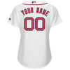 Image of Boston Red Sox Majestic Women's Home Cool Base Custom Jersey - White 2019