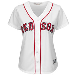 Boston Red Sox Majestic Women's Home Cool Base Custom Jersey - White 2019