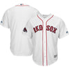 Image of Boston Red Sox Majestic World Series Champions Team Logo Jersey – White 2019