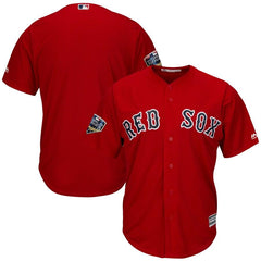 Boston Red Sox Majestic World Series Cool Base Team Jersey – Scarlet 2019