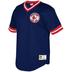 Boston Red Sox Mitchell & Ness Mesh V-Neck Jersey – Navy 2019