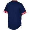 Image of Boston Red Sox Mitchell &amp; Ness Mesh V-Neck Jersey – Navy 2019