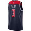 Image of Bradley Beal Washington Wizards Replica Swingman Jersey - Statement Edition – Navy 2019