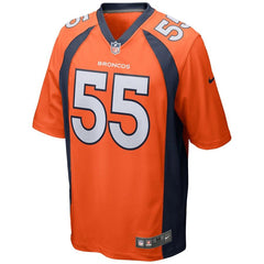 Bradley Chubb Denver Broncos Game Jersey – Orange 2019