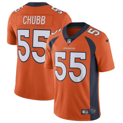 Bradley Chubb Denver Broncos Vapor Untouchable Limited Jersey – Orange 2019