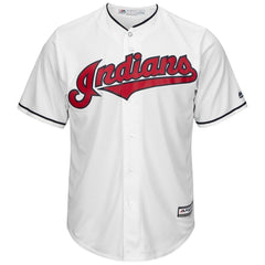 Bradley Zimmer Cleveland Indians Majestic Home Cool Base Jersey - White 2019