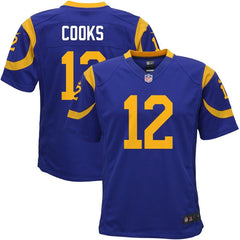 Brandin Cooks Los Angeles Rams Youth Game Jersey – Royal 2019