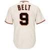 Image of Brandon Belt San Francisco Giants Majestic Cool Base Player Jersey - Tan 2019