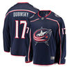 Image of Brandon Dubinsky Columbus Blue Jackets Breakaway Jersey – Navy 2019