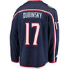 Image of Brandon Dubinsky Columbus Blue Jackets Breakaway Jersey – Navy 2019
