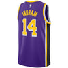 Image of Brandon Ingram Los Angeles Lakers Replica Swingman Jersey - Statement Edition – Purple 2019