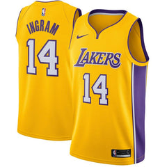 Brandon Ingram Los Angeles Lakers Swingman Jersey Yellow - Icon Edition 2019