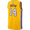 Image of Brandon Ingram Los Angeles Lakers Swingman Jersey Yellow - Icon Edition 2019