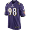 Image of Brandon Williams Baltimore Ravens Game Jersey - Purple 2019