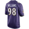 Image of Brandon Williams Baltimore Ravens Game Jersey - Purple 2019