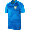 Image of Brazil National Team Away Replica Stadium Blank Jersey – Blue 2019