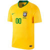 Image of Brazil National Team Home Replica Stadium Custom Jersey – Gold 2019