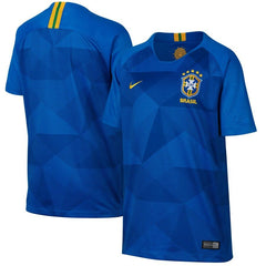 Brazil National Team Youth Away Replica Stadium Blank Jersey – Blue 2019