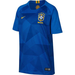 Brazil National Team Youth Away Replica Stadium Blank Jersey – Blue 2019