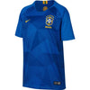 Image of Brazil National Team Youth Away Replica Stadium Blank Jersey – Blue 2019