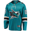 Image of Brent Burns San Jose Sharks Home Premier Breakaway Player Jersey – Teal 2019