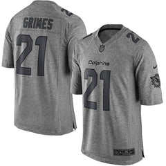 Brent Grimes Miami Dolphins Gridiron Gray Limited Jersey - Gray 2019