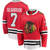 Image of Brent Seabrook Chicago Blackhawks Home Breakaway Player Jersey – Red 2019