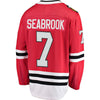 Image of Brent Seabrook Chicago Blackhawks Home Breakaway Player Jersey – Red 2019