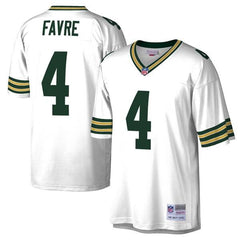 Brett Favre Green Bay Packers Mitchell &amp; Ness 1996 Replica Retired Player Jersey - White 2019