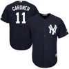 Image of Brett Gardner New York Yankees Majestic Official Cool Base Player Jersey - Navy 2019
