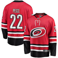 Brett Pesce Carolina Hurricanes Breakaway Player Jersey – Red 2019