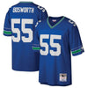 Image of Brian Bosworth Seattle Seahawks Mitchell &amp; Ness 1987 Retired Player Replica Jersey - Royal 2019