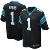 Image of Brian Burns Carolina Panthers 2019 NFL Draft First Round Pick Game Jersey – Black 2019