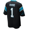 Image of Brian Burns Carolina Panthers 2019 NFL Draft First Round Pick Game Jersey – Black 2019