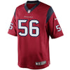 Image of Brian Cushing Houston Texans Alternate Limited Jersey - Red 2019