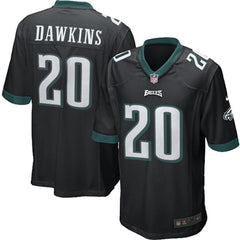 Brian Dawkins Philadelphia Eagles Alternate Game Jersey - Black 2019