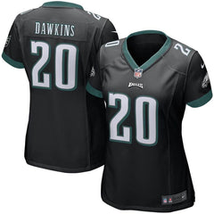 Brian Dawkins Philadelphia Eagles Women's Retired Game Jersey - Black 2019