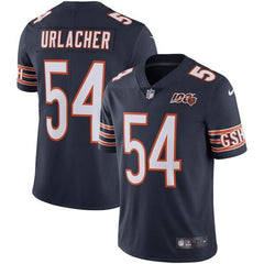 Brian Urlacher Chicago Bears 100th Season Retired Limited Jersey – Navy 2019