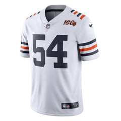 Brian Urlacher Chicago Bears 2019 100th Season Alternate Classic Retired Player Limited Jersey - White 2019