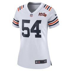 Brian Urlacher Chicago Bears Women's 2019 100th Season Alternate Classic Retired Player Game Jersey - White 2019