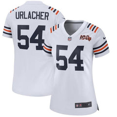 Brian Urlacher Chicago Bears Women's 2019 100th Season Alternate Classic Retired Player Game Jersey - White 2019