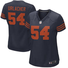 Brian Urlacher Chicago Bears Women's Throwback Game Jersey - Navy Blue 2019