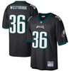 Image of Brian Westbrook Philadelphia Eagles Mitchell &amp; Ness Retired Player Replica Jersey - Black 2019