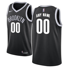 Brooklyn Nets Swingman Custom Jersey Black - Icon Edition 2019