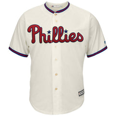 Bryce Harper Philadelphia Phillies Majestic Alternate Official Cool Base Player Jersey - Cream 2019