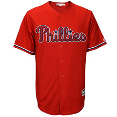 Bryce Harper Philadelphia Phillies Majestic Official Cool Base Player Jersey - Scarlet 2019