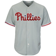 Bryce Harper Philadelphia Phillies Majestic Official Cool Base Replica Player Jersey – Gray 2019