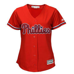 Bryce Harper Philadelphia Phillies Majestic Women's Cool Base Replica Player Jersey - Scarlet 2019